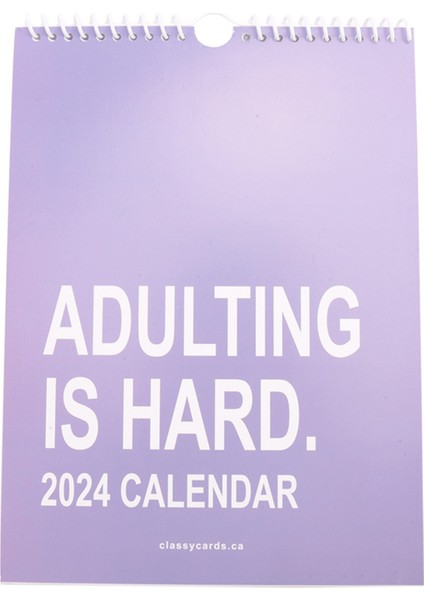 Yetişkinlik Zordur 2024 Takvimi, Aylık Ilham Verici Duvar Takvimi (Yurt Dışından) fırsatları