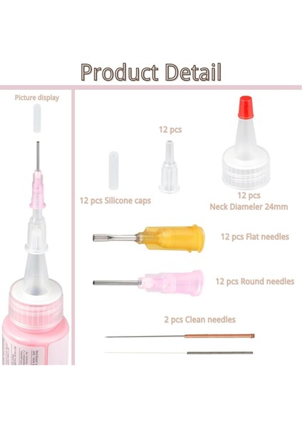 2 Oz Akrilik Boya Şişeleri Için 12'li Paket Hassas Aplikatör Kapakları (Yurt Dışından) fiyatları