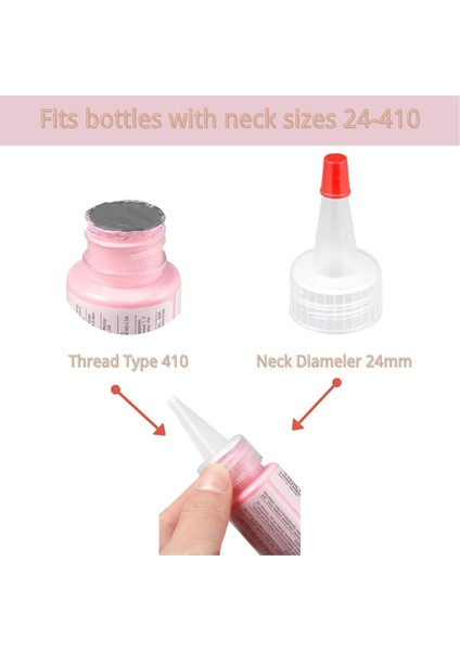 2 Oz Akrilik Boya Şişeleri Için 12'li Paket Hassas Aplikatör Kapakları (Yurt Dışından) modelleri