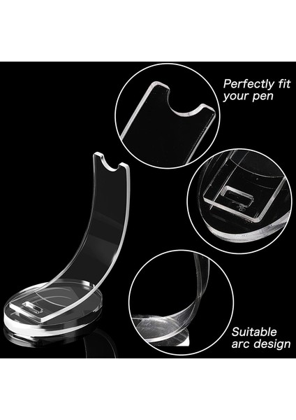 Ev Için 2 Adet Akrilik Kalemlik Sergileme Standı (Şeffaf) (Yurt Dışından) fırsatları