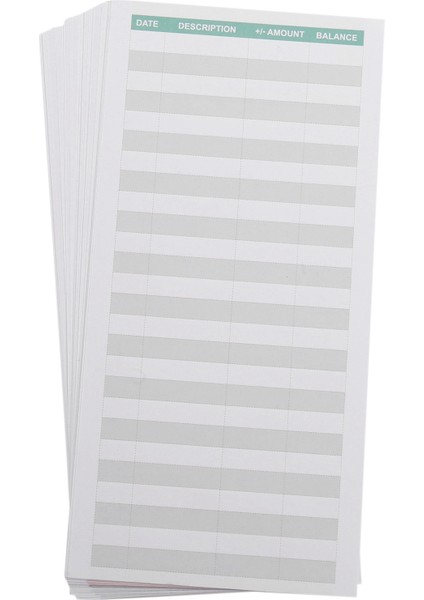 60 Parça Gider Takip Sayfaları Bütçe Takipçisi Kağıdı Bütçeye Uygun (Yurt Dışından) fiyatları