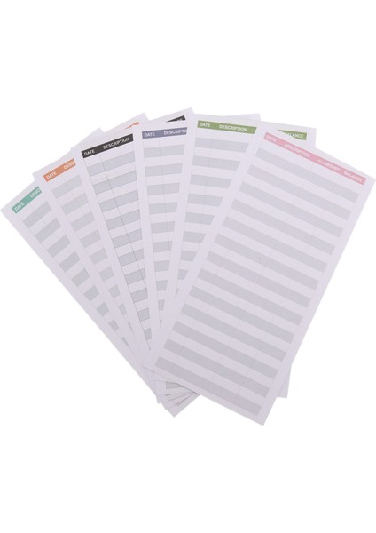 60 Parça Gider Takip Sayfaları Bütçe Takipçisi Kağıdı Bütçeye Uygun (Yurt Dışından) fırsatları