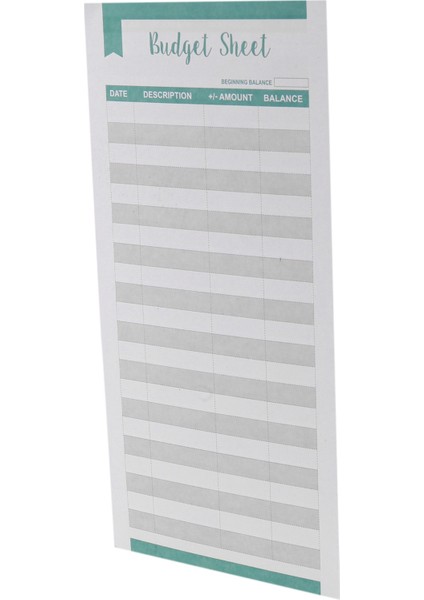 60 Parça Gider Takip Sayfaları Bütçe Takipçisi Kağıdı Bütçeye Uygun (Yurt Dışından) indirimleri