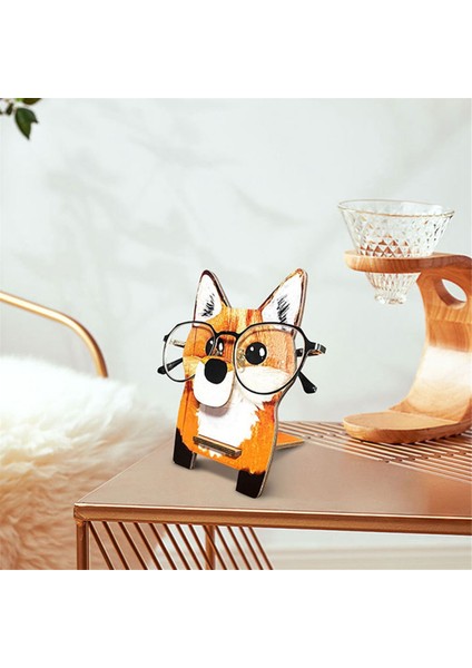 2 Adet Ahşap Puzzle Gözlük Tutucu Hayvan Güneş Gözlüğü Sergileme Standı, A (Yurt Dışından) modelleri