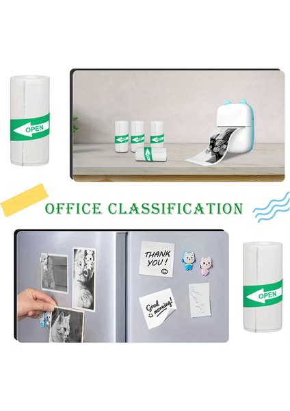 10 Adet Mini Termal Yazıcı Etiket Kağıdı (Yurt Dışından) indirimleri