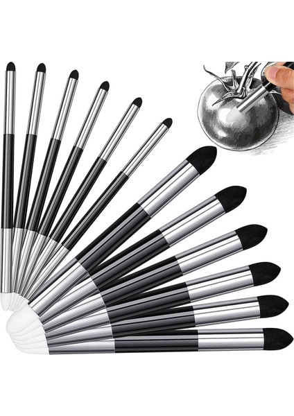 24 Adet Karıştırma Süngeri Kalem Eskiz Silme Tekrar Kullanılabilir Karıştırma Kütüğü (Yurt Dışından) fiyatları