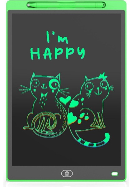 Çocuk Oyuncaklarına Uygun 12 Inç LCD Çizim Tahtası, (Monokrom) C (Yurt Dışından)