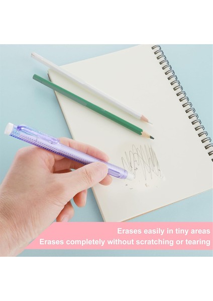 12 Paket Geri Çekilebilir Mekanik Silgi Kalemler, Okul Ev Ofis A (Yurt Dışından) fiyatları