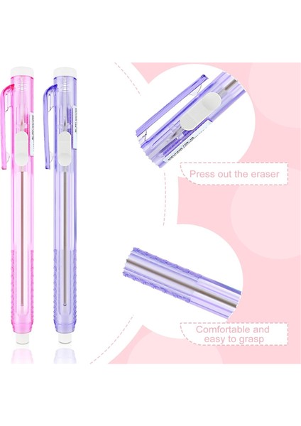 12 Paket Geri Çekilebilir Mekanik Silgi Kalemler, Okul Ev Ofis A (Yurt Dışından) indirimleri