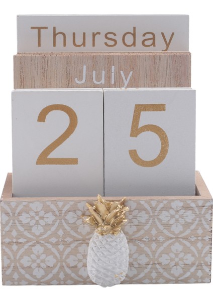 Ahşap Flip Masa Blokları Takvimi, Ev/ofis Için, 11.5X6.5X14.5CM, C (Yurt Dışından) fiyatları