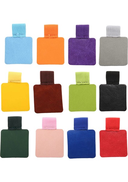 12 Adet Defter Kalem Askısı Seti, Kalemler Için Suni Deri Kalem Askısı (Yurt Dışından) modelleri