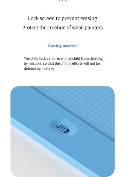 8.2 Inç LCD Çizim Tableti Yazı Tahtası Renkli Grafiti Tahtası Siyah (Yurt Dışından) fiyatları