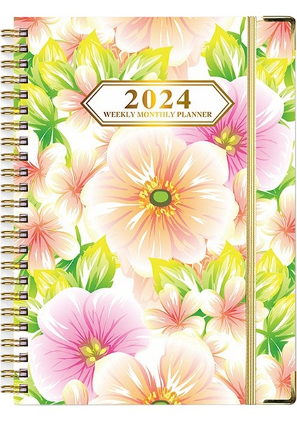 2024 Randevu Defteri ve Planlayıcı - Ocak 2024 - Aralık 2024 (Yeşil) (Yurt Dışından)