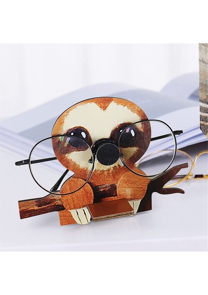 2 Adet Ahşap Puzzle Gözlük Tutucu Hayvan Güneş Gözlüğü Sergileme Standı, C (Yurt Dışından) fiyatları