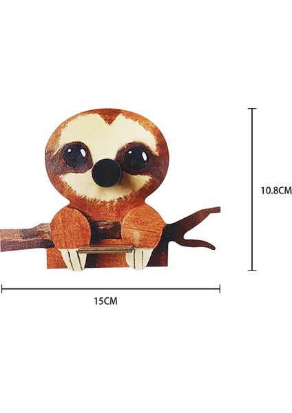 2 Adet Ahşap Puzzle Gözlük Tutucu Hayvan Güneş Gözlüğü Sergileme Standı, C (Yurt Dışından) fırsatları