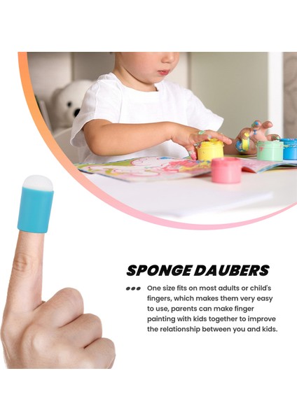 40 Adet Parmak Sünger Dauber Çizim Dauber Seti Sanat El Sanatları Kartı Için (Yurt Dışından) indirimleri
