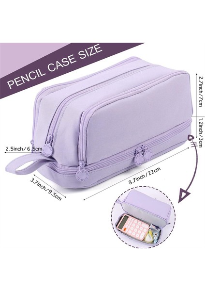 Büyük Kapasiteli Kalem Kutusu Kalem Kesesi Kalem Çantası, (Yurt Dışından) fırsatları