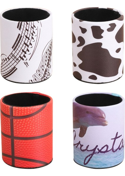 4 Adet Pu Deri Masa Kalem Tutucu Kalem Masa Düzenleyici 3.1x 3.1x 4 Inç (Yurt Dışından)