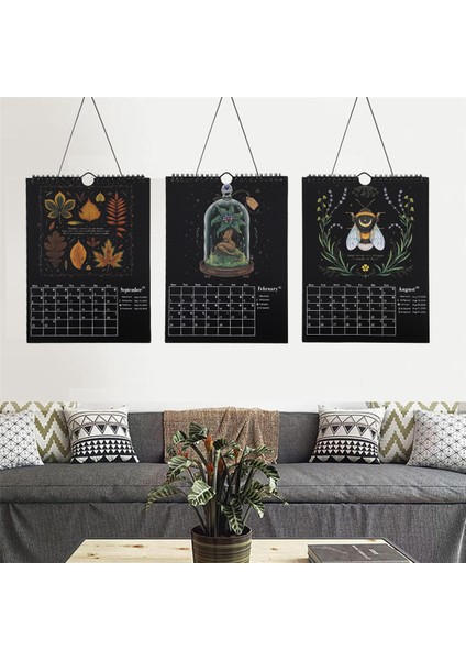 Karanlık Orman Ay Takvimi 2025 Resimli Duvar Sarkıtı (Yurt Dışından) fırsatları