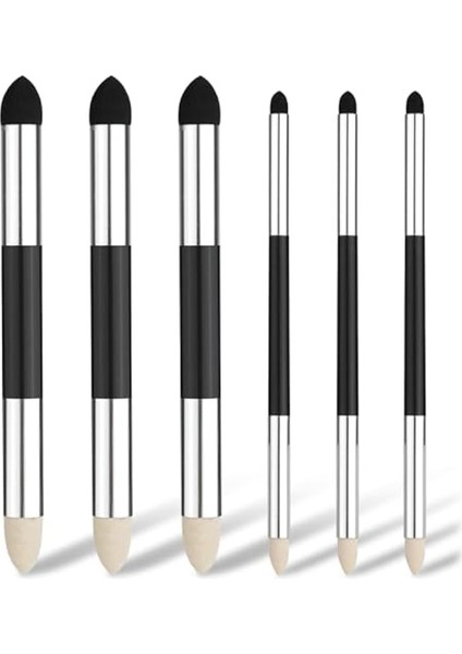 6 Adet Sanatçı Karıştırma Sünger Kalem, Çift Başlı Karıştırma Kalem Aracı (Yurt Dışından)