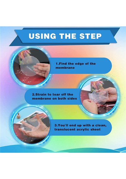 50 Adet Şeffaf Akrilik Levha, 4 Inç Yuvarlak Akrilik Disk (Yurt Dışından) modelleri