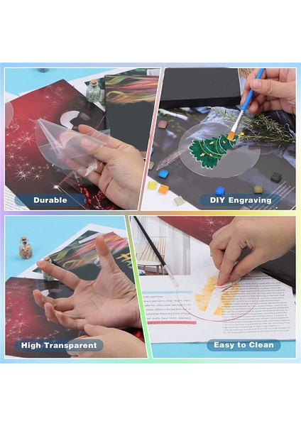 50 Adet Şeffaf Akrilik Levha, 4 Inç Yuvarlak Akrilik Disk (Yurt Dışından) indirimleri