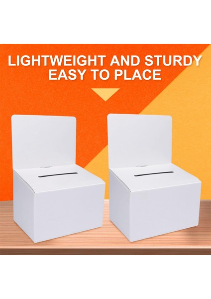 24 Paket Yuvalı Karton Oylama Kutusu, Çekiliş Kutuları 6x6 Inç (Yurt Dışından) fırsatları