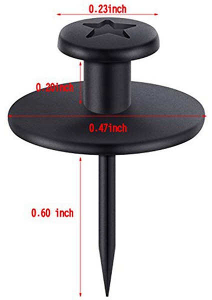 30 Adet Çift Başlı Resim Askısı Çivi Küçük Başparmak Çivileri (Yurt Dışından) modelleri