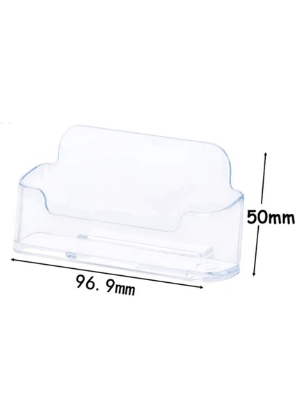 16 Adet Şeffaf Kartvizit Kutusu Masaüstü Kartvizitlik (Yurt Dışından) modelleri