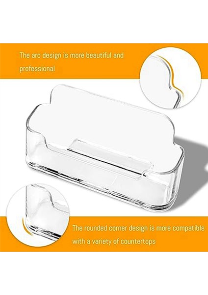 16 Adet Şeffaf Kartvizit Kutusu Masaüstü Kartvizitlik (Yurt Dışından) indirimleri