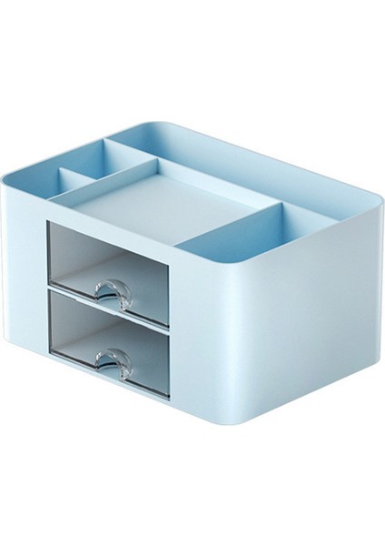 Masa Düzenleyici, Çok Amaçlı Kalemlik Masa Çekmecesi-Mavi (Yurt Dışından)