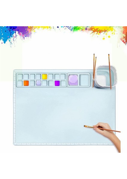 Silikon Boyama Matı Silikon Palet Paleti Boyama Grafiti Matı (Yurt Dışından) fırsatları