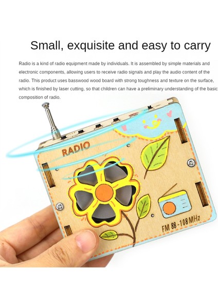 Kendin Yap Fm Radyo Modeli Ahşap Bilim Deney Kitleri Bilim Öğrenme (Yurt Dışından)