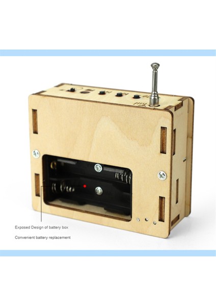 Kendin Yap Fm Radyo Modeli Ahşap Bilim Deney Kitleri Bilim Öğrenme (Yurt Dışından) fiyatları