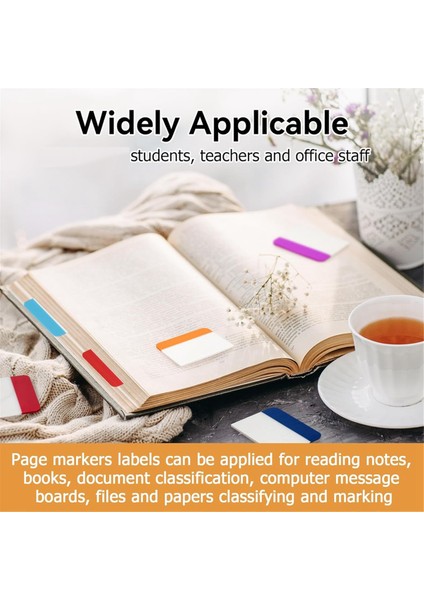 1200 Parça Sekmeler 2 Inç Yapışkan Dizin Sekmeleri, Renkli Sayfa Işaretleyicileri (Yurt Dışından) modelleri
