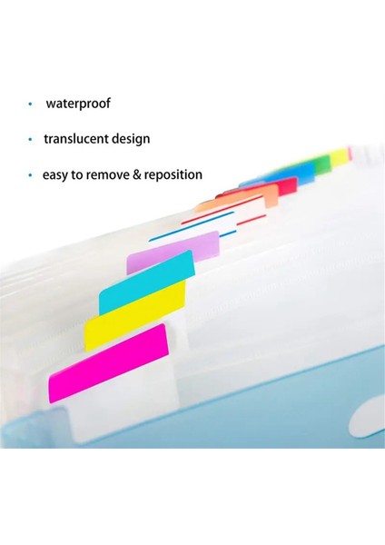 1200 Parça Sekmeler 2 Inç Yapışkan Dizin Sekmeleri, Renkli Sayfa Işaretleyicileri (Yurt Dışından) indirimleri