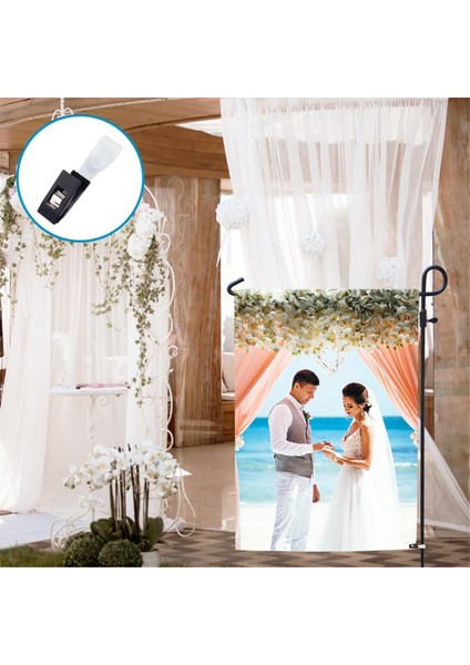 20 Adet Bahçe Bayrağı Klipsleri, Bahçe Bayrağı Durdurucuları Küçük Bayrak Rüzgar Önleyici Klips (Yurt Dışından) fiyatları