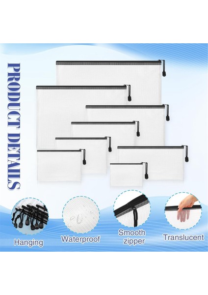 File Fermuarlı Kese Su Geçirmez Yarı Saydam Fermuarlı Oyuncak Saklama Torbaları (Yurt Dışından) fırsatları