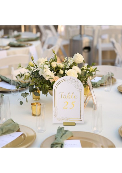 Altın Masa Numarası Tutucuları, Yer Kartı Standları ve Resim Tutucuları (Yurt Dışından) fiyatları