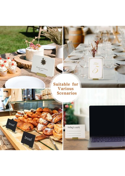 Altın Masa Numarası Tutucuları, Yer Kartı Standları ve Resim Tutucuları (Yurt Dışından) fırsatları