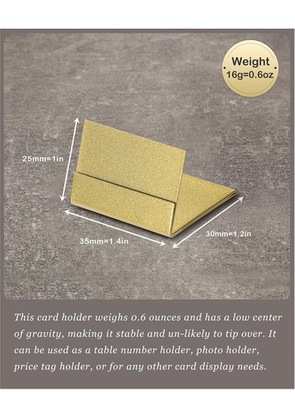 Altın Masa Numarası Tutucuları, Yer Kartı Standları ve Resim Tutucuları (Yurt Dışından) indirimleri