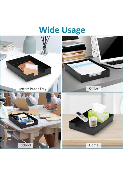 4 Adet Yığılabilir Mektup Tepsisi Kağıt Düzenleyici (Yurt Dışından) fırsatları