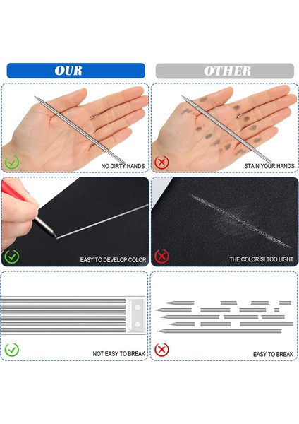 60 Adet 2.8 mm Katı Gümüş Çizgi Kaynakçı Kalem Yedekleri (Yurt Dışından) indirimleri