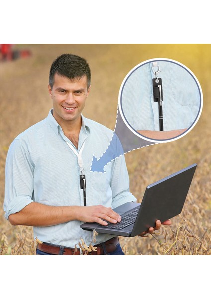 Taşınabilir Deri Kalemlik Pu Deri Rozet Kalemlik, Siyah (Yurt Dışından) fırsatları