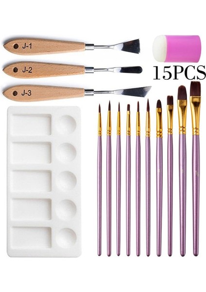 Yağlıboya Resim Aleti 15 Parça Set Özel Şekilli Kazıyıcı (Yurt Dışından) modelleri