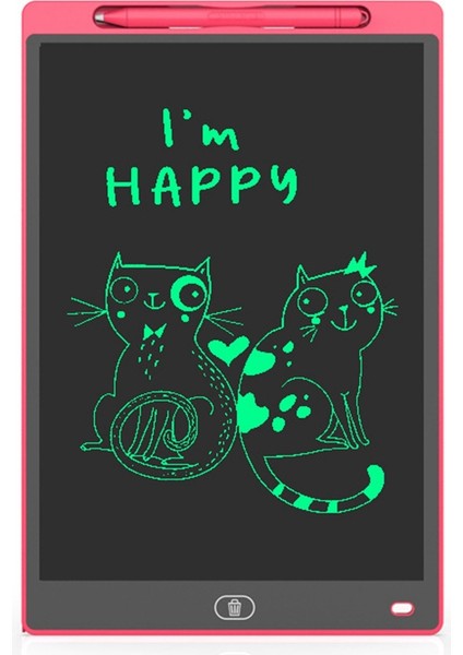 Çocuk Oyuncakları Için Uygun 12 Inç LCD Çizim Tahtası, (Monokrom) F (Yurt Dışından)