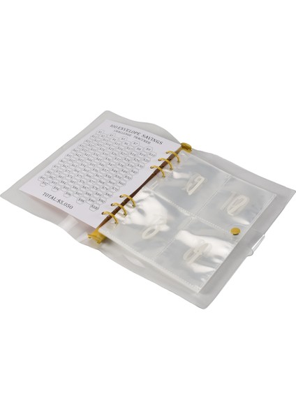 100 Zarf Mücadelesi Klasörü 5.050 Tasarruf Edin - Bütçe Klasörü, Sarı (Yurt Dışından) fiyatları