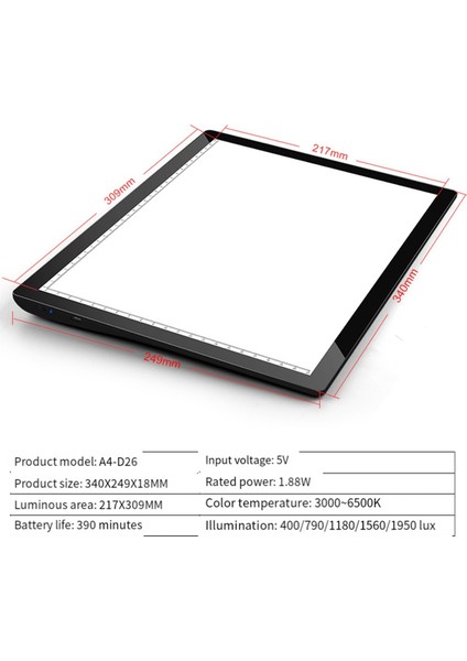 A4 Çizim Tahtası Bloknotu Göz Koruması Daha Kolay (Yurt Dışından) indirimleri