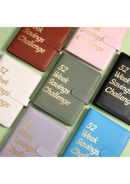 52 Hafta Para Biriktirme Mücadelesi Dosyası, Nakit Zarflı, Siyah (Yurt Dışından) fiyatları