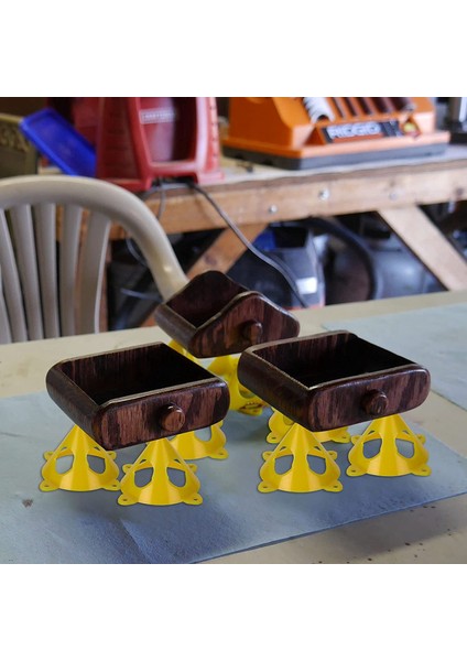 50 Adet Sarı Koni Tuval ve Dolap Kapı Yükselticileri (Yurt Dışından) modelleri